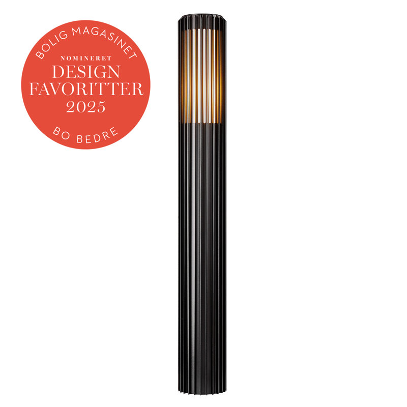 Lamp Post (Full), 95.4 cm H x 12.4 cm W x 12.4 cm D, Black