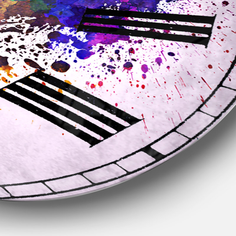Horloge murale Swigart, Surdimensionné