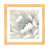 Toile avec cadre en bois beige