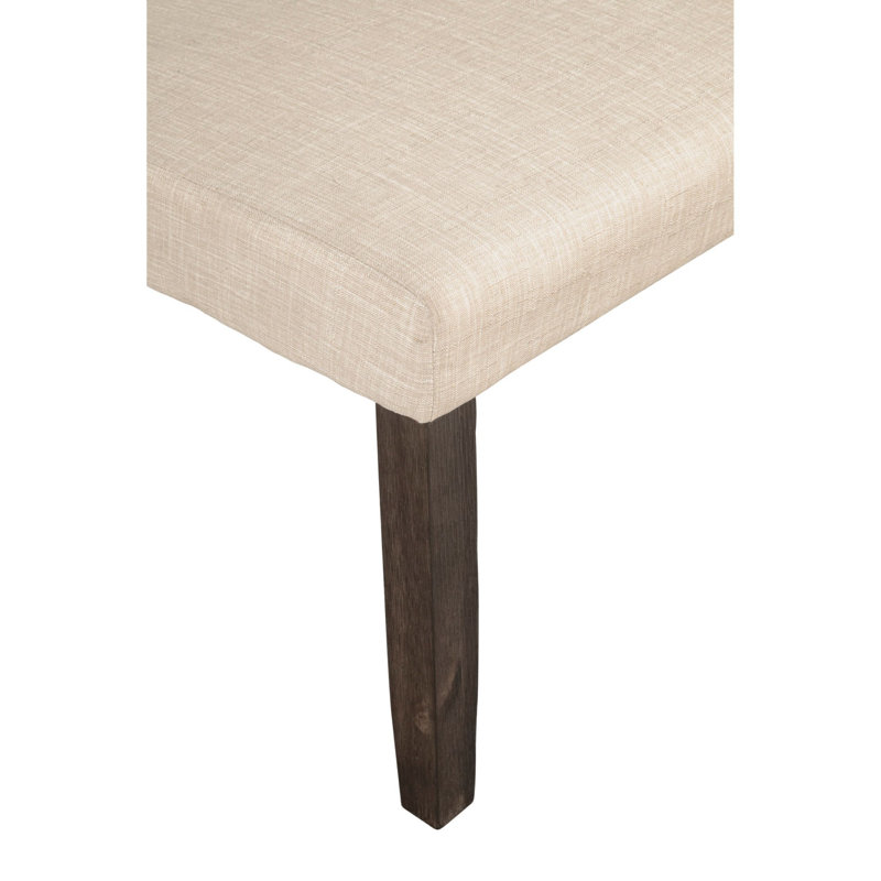 Amid Polyester Blend Upholstered Bench