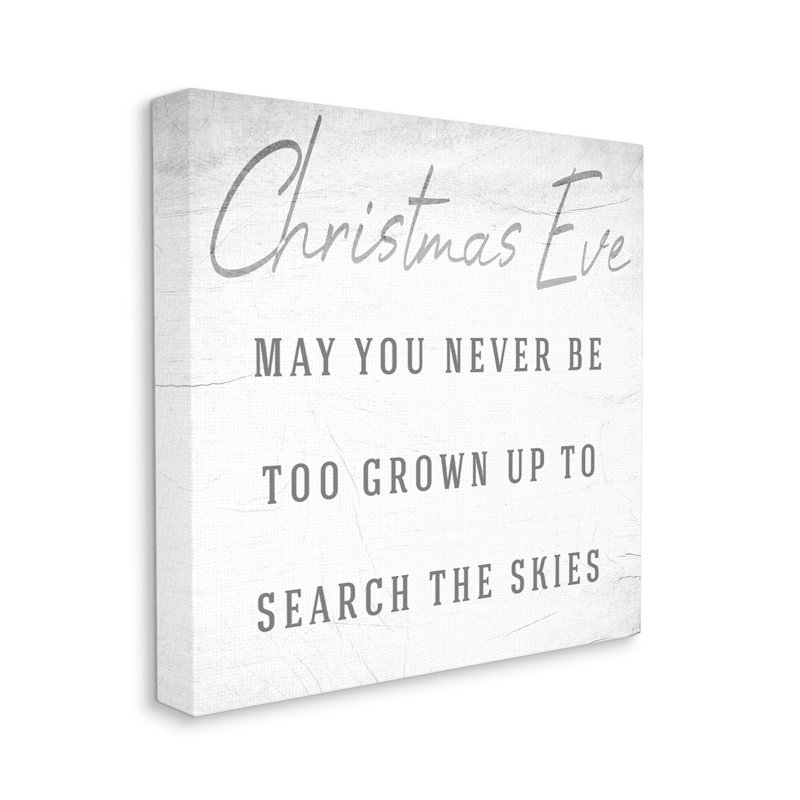Recherche «The Skies», réveillon de Noël, Toile tendue, H 17 po x l 17 po