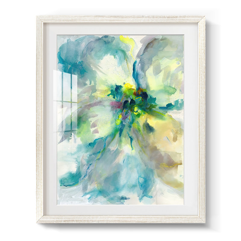 Peut-être Petunias II - impression encadrée, H 28,5 po x l 20,5 po, Blanc