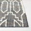 Tapis en jute / sisal à tissage plat Southwestern - noir / ivoire-57533386