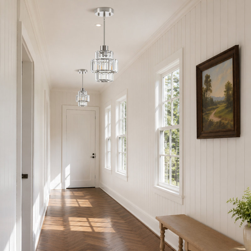 - Light Pendant, Brushed Nickel