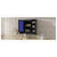 Armoire à pharmacie 36 po 3-en-1, armoire à pharmacie murale avec tablette réglable et porte à fermeture en douceur - rangement noir moderne pour salle de bain avec miroir haute définition-1981689220