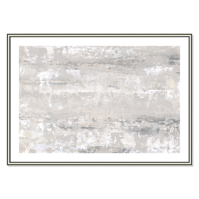 Tryston «Desert Winds» par Filippo Ioco, impression encadrée, Papier avec cadre argenté, H 29,5 po x l 41,5 po x P 0,88 po