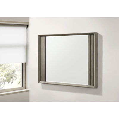 Evette Mirror in Gray