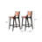 Counter Stool with Metal Frame