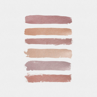 Guimauve Orara Studio Dusty Rose Stripes by Dana Shek - Wrapped Canvas Print