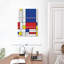 Impression géométrique sur toile géométrique Mondrian II-92833405