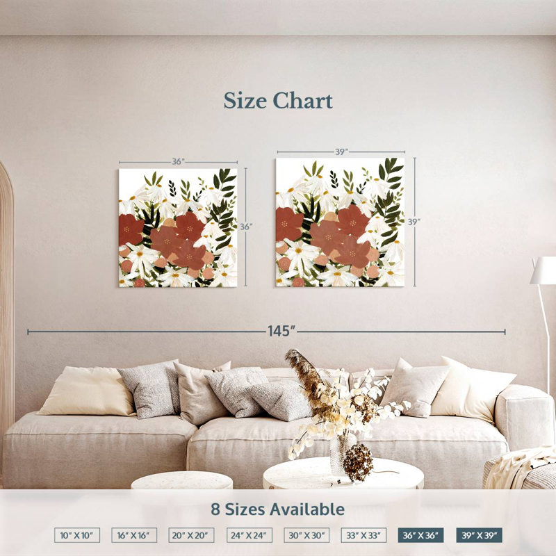 Harnek Terracotta Wildflowers I
