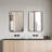 Metal Framed Rectangular Rectangular Bathrrom Mirror for Wall.-511823015-511823013