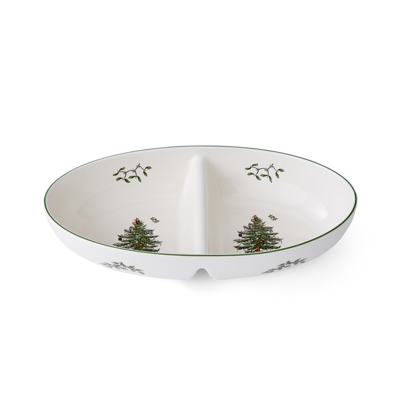 Spode, Christmas Tree - Divided Serving Dish
