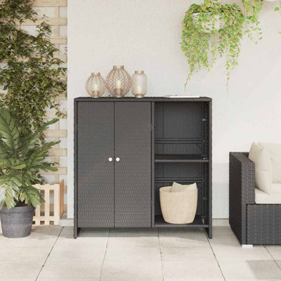 Rattan Accent Cabinet
