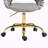 Everly Quinn Quadry Velvet Task Chair-540841066