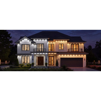 Guirlande lumineuse extérieure permanente Lumary de 30 m (100 pi) avec 60 DEL RGBAICW, étanche IP 67, soudure/application/commande vocale, plus de 10 000 effets lumineux pour terrasse et patio extérieurs (noir)