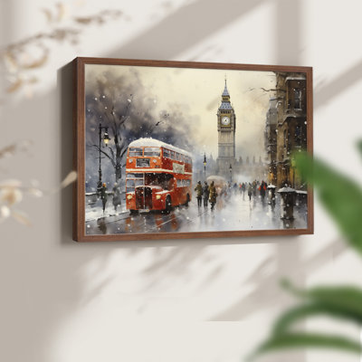 «Chirstmas Art» - CECXLIX - Reproduction encadrée - Restickable