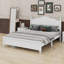Lit plateforme et tables de chevet en bois-1341173542