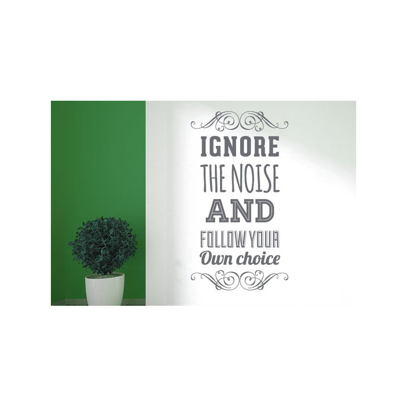 Non-Wall Damaging Wall Decal, Medium, Grey