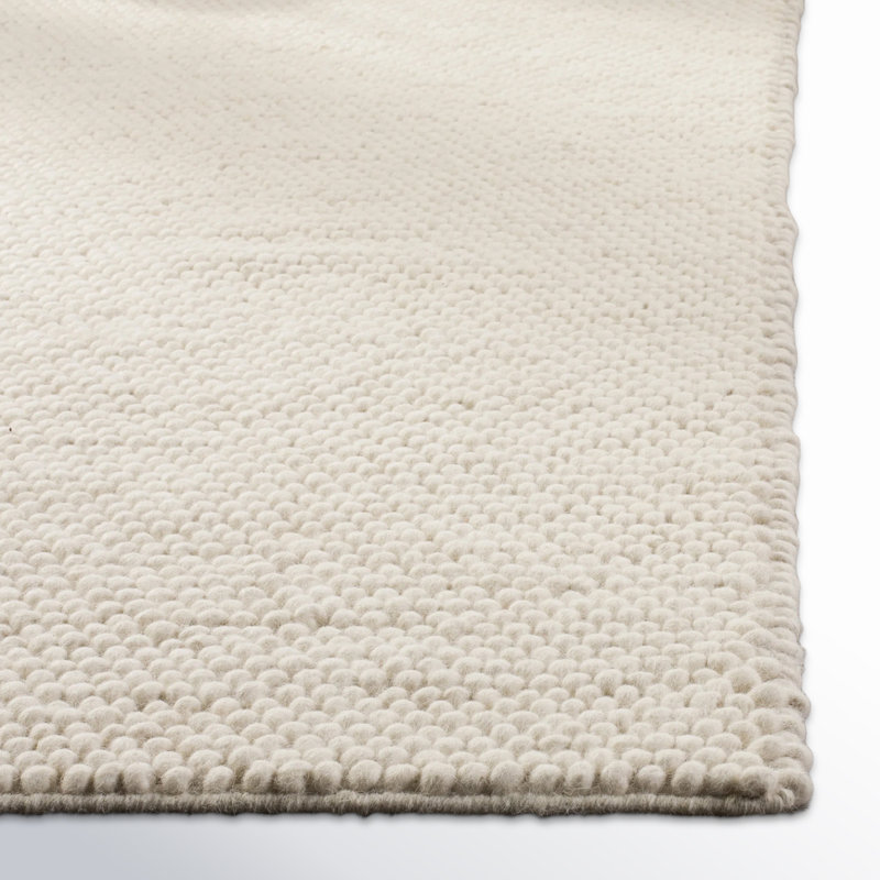 Elle Handmade Ivory Rug, Square 12'