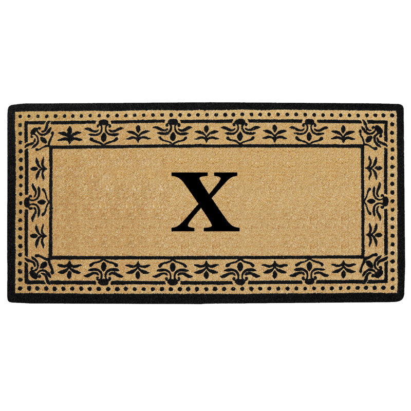 Tapis de porte d'extérieur robuste Blanquilla Corinthian, X, l 36 po x L 72 po