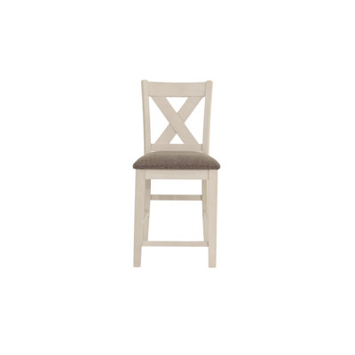 Ensemble de chaises de salle à manger moderne et moderne avec ensemble de 2 chaises à hauteur de comptoir