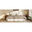 Grand lit plateforme tapissier, beige-905440965