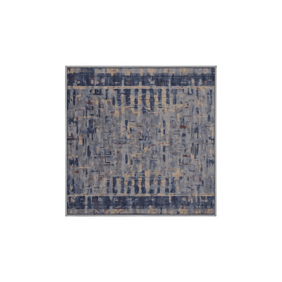 Machine Washable Gray Area Rug