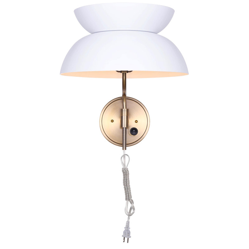 Kyshaun Plug-in Swing Arm Sconce