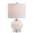 Haas 17.5" Glass/Crystal LED Table Lamp-1434444426