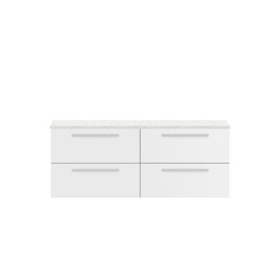 Quartet 144.1cm Double Bathroom Vanity Base Only
