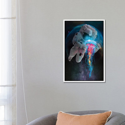 Space Jellyfish by David Loblaw - Print on Canvas