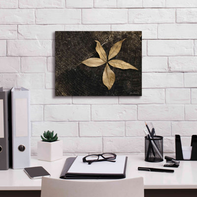 «Natural Buckeye Leaf» par Lori Deiter, art mural sur toile