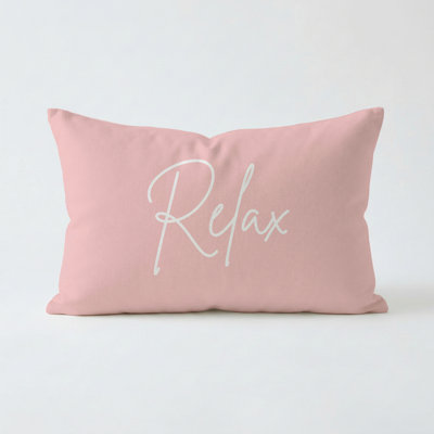 Relax Pillow 16"X12" Blush