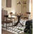 North American Modern Simple Style Solid Black Walnut Dining Table-111031802