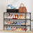  Shoe Rack - Premium Non-woven Shoe Rack Shelf, Shoe Organizer For Closet, Entryway, Garage & Corridor, Sturdy & Durable Long Stackable Shoe Shelves, Medium-1381227618-1381227616