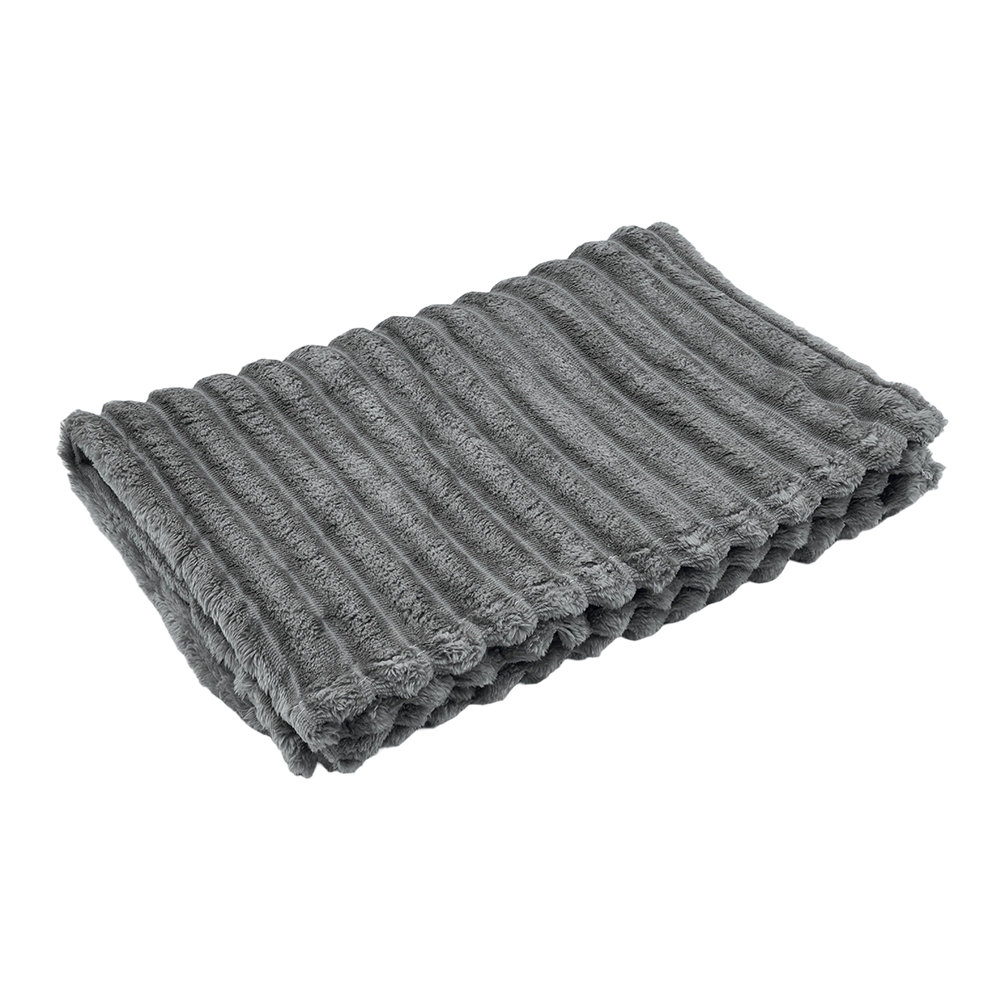 Reversible Checkered Pattern Throw Blanket