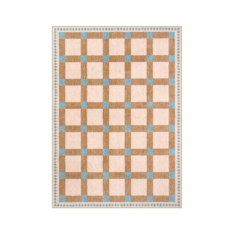 Tapis à motifs géométriques modernes et résistants aux taches Vilena, Rectangle 5 pi x 7 pi