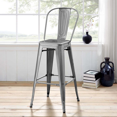 Modway Promenade Metal Bar Side Stool
