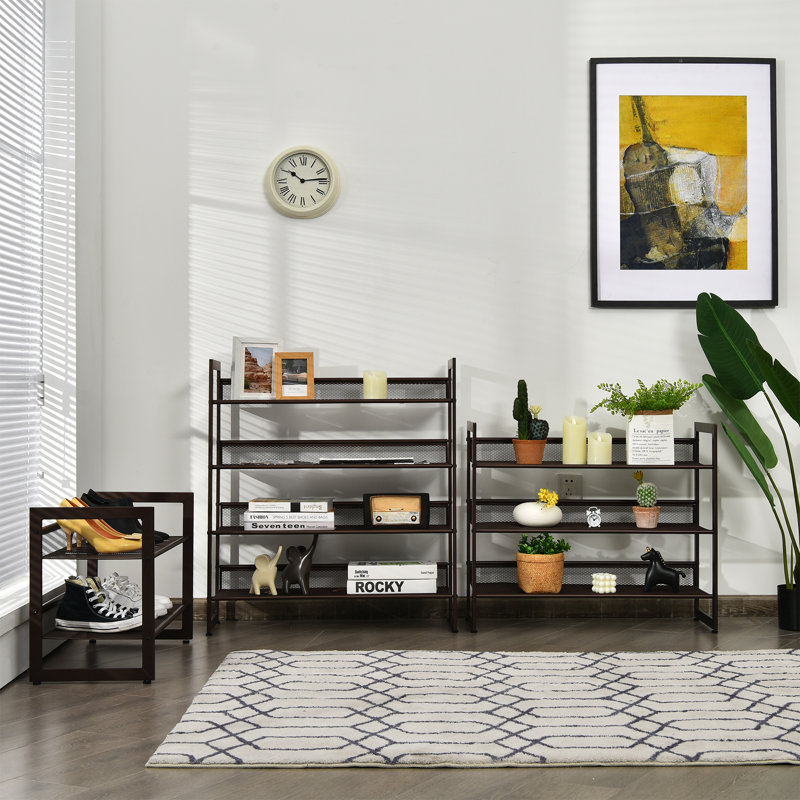 16 Pair Shoe Rack