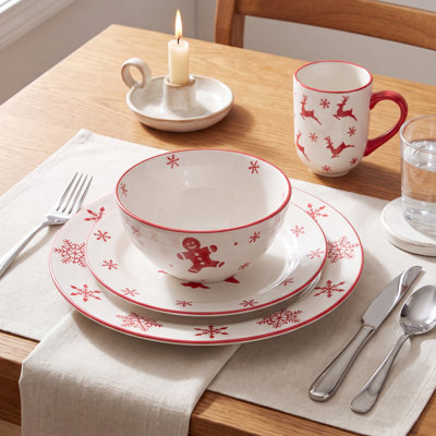 Winterfest 16 Piece Dinnerware Set