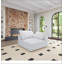Canapé modulaire modulaire rembourré en duvet modulaire 80 po pour salon, coussin