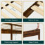 Base de lit avec tête de lit Vivian DELUXE - bois d'acacia-775379058-745207074