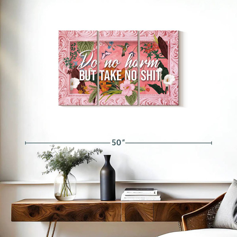 Tergel Do No Harm Typography, 20" H x 33" W