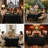 4 Pack Black Polyester Rectangle Table Cloth for 60 x 84 Inch