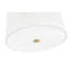 Luminaire suspendu 5 lumières Kohlman en nickel brossé-1765329389