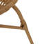 Fauteuils d'appoint pour la cour arrière - brun et fer, l 29,52 po x l 23,7 po, H 33,66 po, tissage ouvert, avec structure en fer