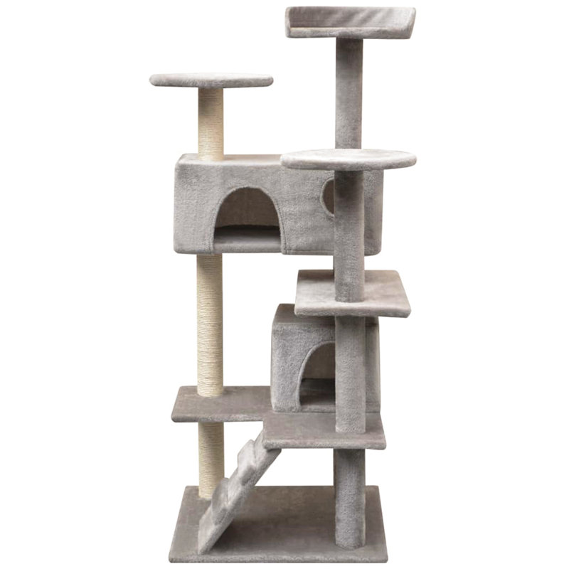 Drake 124.8cm H Cat Tree, Grey/Beige
