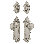 Nostalgic Warehouse Victorian Entry Set with Deco Knob