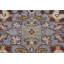 Tapis bleu traditionnel octogonal 6 x 6